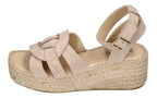 ESPADRIJ L'ORIGINALE Sandaletten TOURS VELOUR HIGH beige