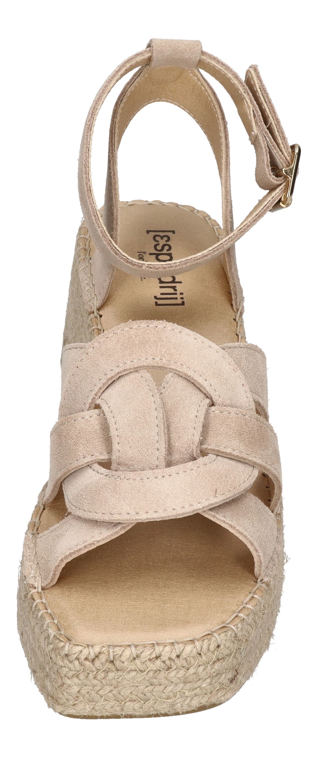 ESPADRIJ L'ORIGINALE Sandaletten TOURS VELOUR HIGH beige