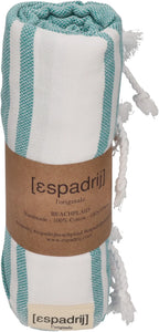 ESPADRIJ L'ORIGINALE - Strandtuch 950 - turquoise - Shoedeal