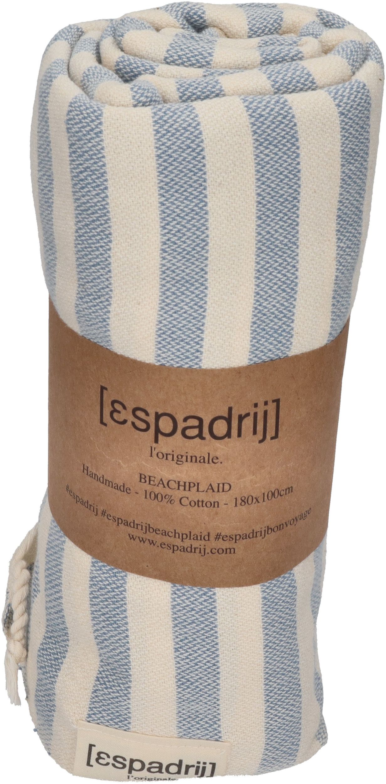 ESPADRIJ L'ORIGINALE - Strandtuch Stripes 950S - ecru bleu clair