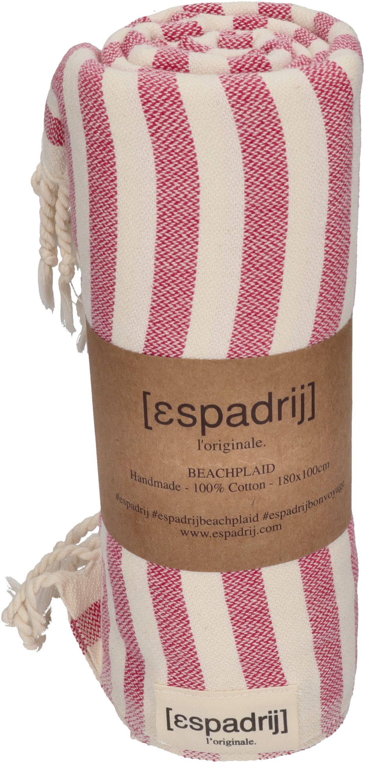 ESPADRIJ L'ORIGINALE - Strandtuch Stripes 950S - ecru pink