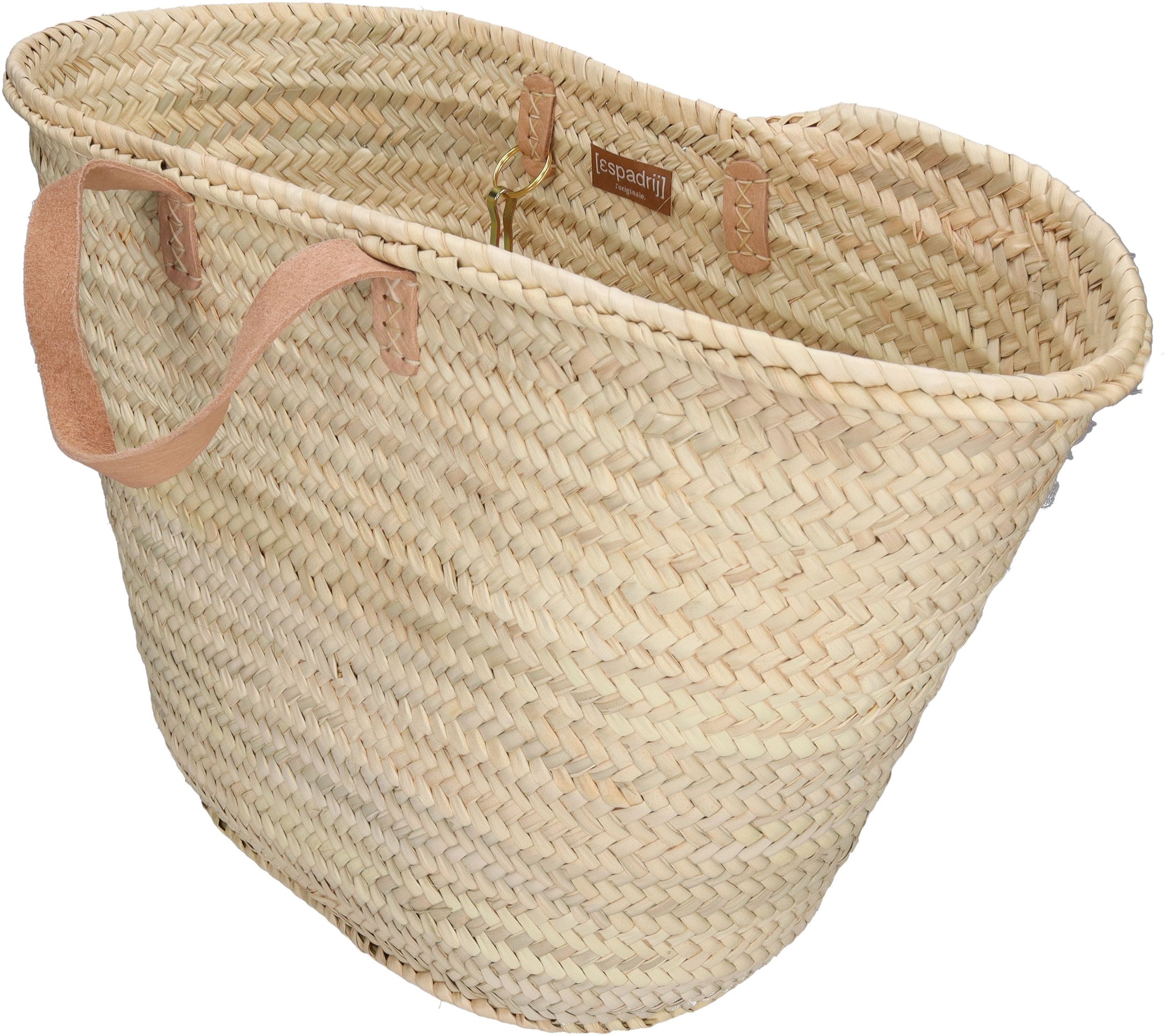 ESPADRIJ L'ORIGINALE Tasche Palmbasket short handle 960 nature