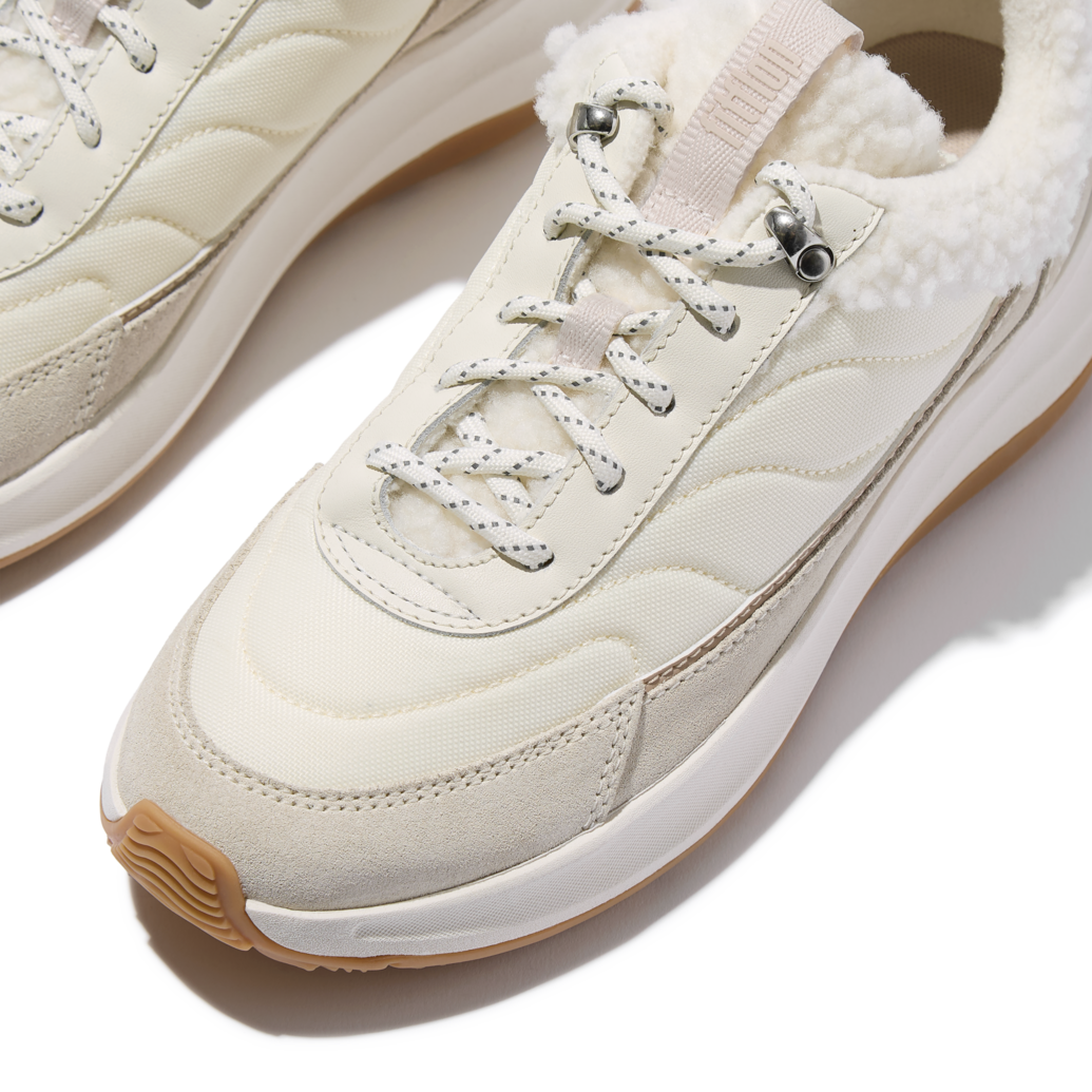 FITFLOP Sneakers F-MODE FLOW SHEARLING MIX cream mix