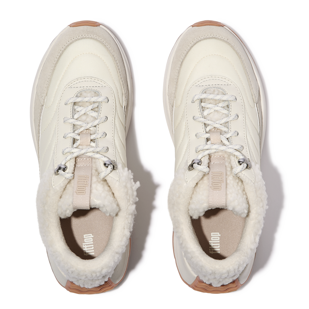 FITFLOP Sneakers F-MODE FLOW SHEARLING MIX cream mix
