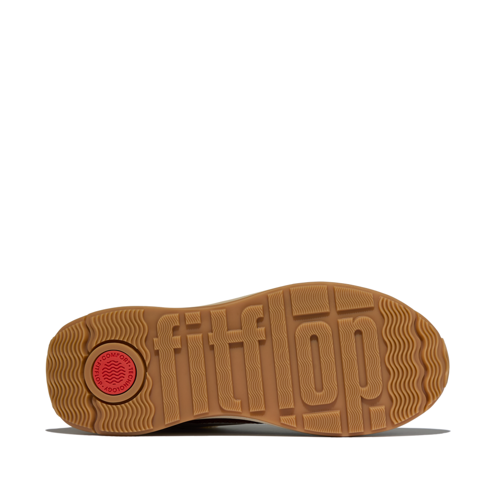 FITFLOP Sneakers F-MODE FLOW SHEARLING MIX deep tan camel