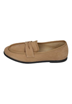 ESPADRIJ L'ORIGINALE Damen Slipper LOAFER CLASSIC VELOUR tan clair