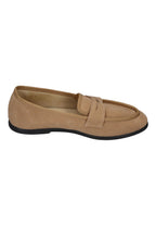 ESPADRIJ L'ORIGINALE Damen Slipper LOAFER CLASSIC VELOUR tan clair