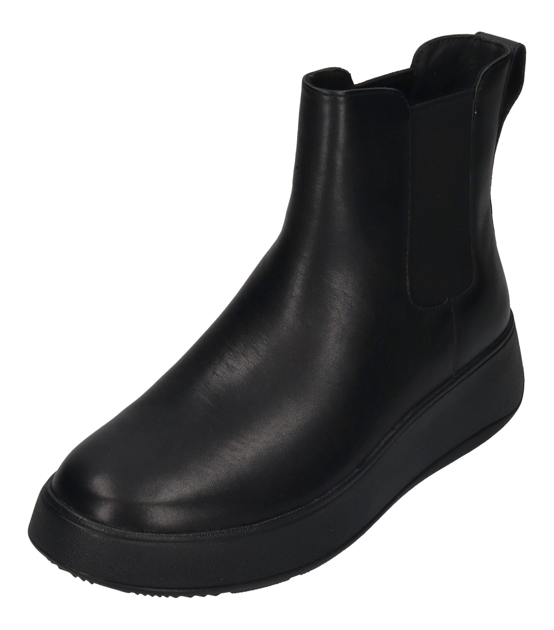 FITFLOP Chelsea Boots F MODE LEATHER FLATFORM FH4 black