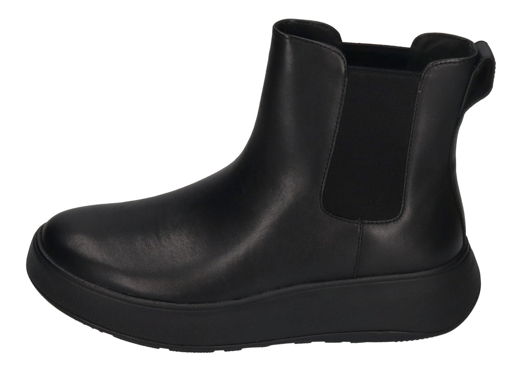 FITFLOP Chelsea Boots F MODE LEATHER FLATFORM FH4 black