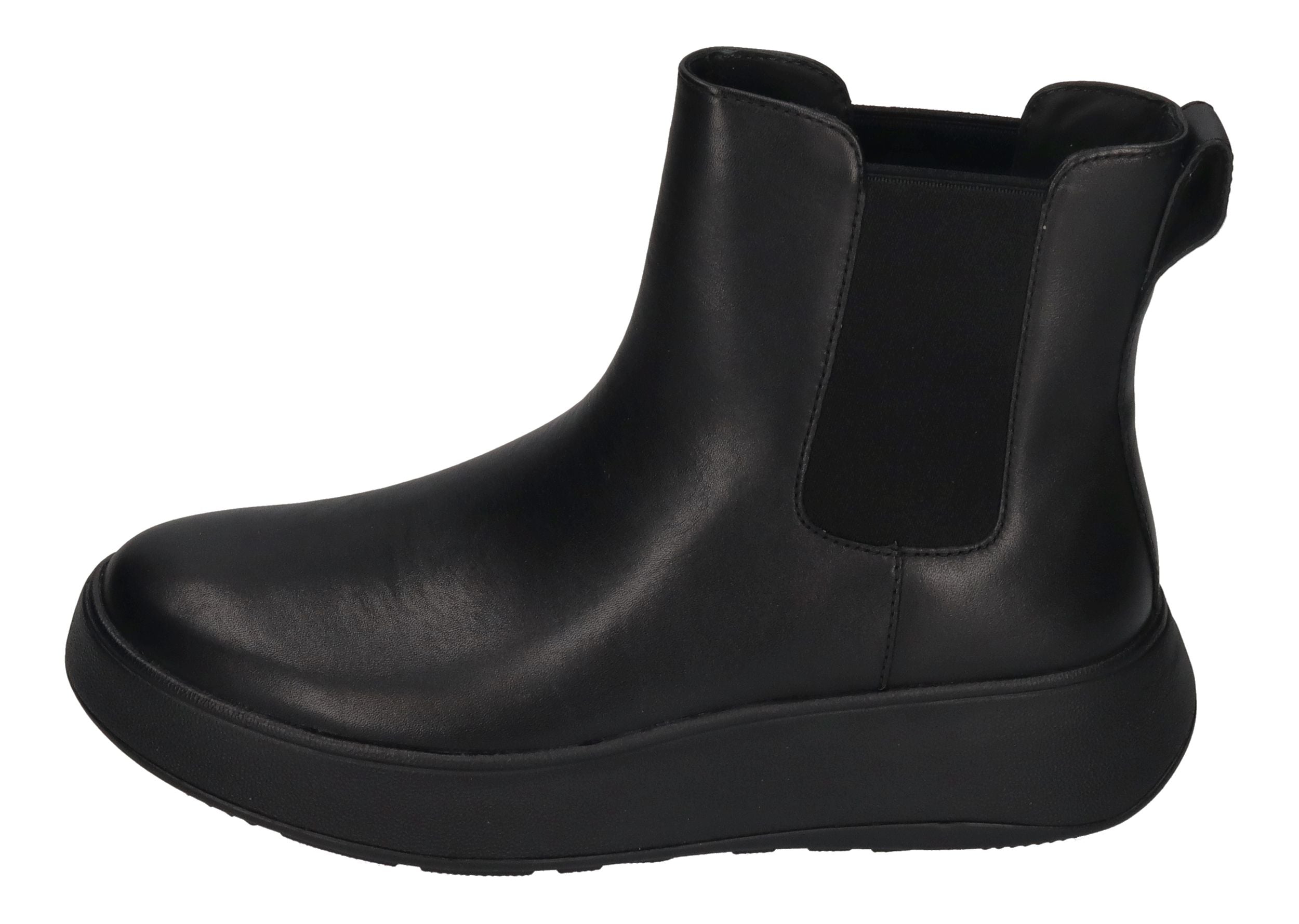 FITFLOP Chelsea Boots F MODE LEATHER FLATFORM FH4 black
