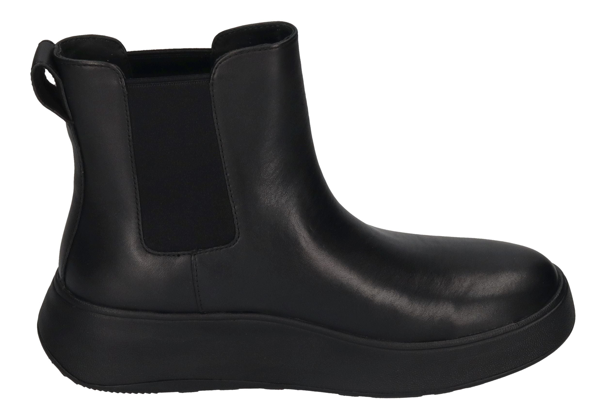 FITFLOP Chelsea Boots F MODE LEATHER FLATFORM FH4 black