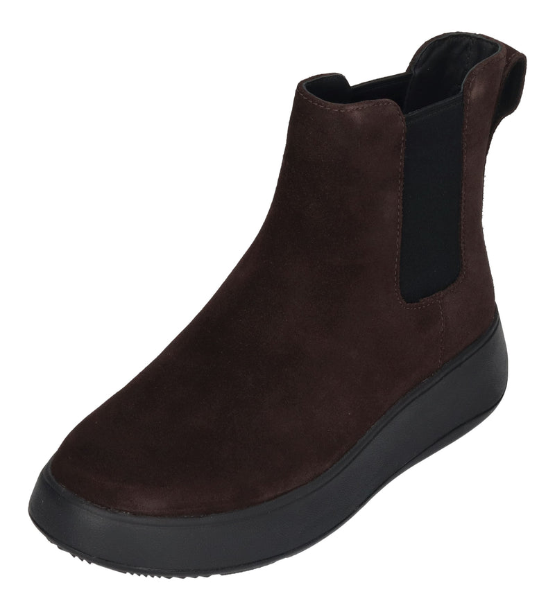 FITFLOP Chelsea Boots F MODE SUEDE FLATFORM FK3 choco
