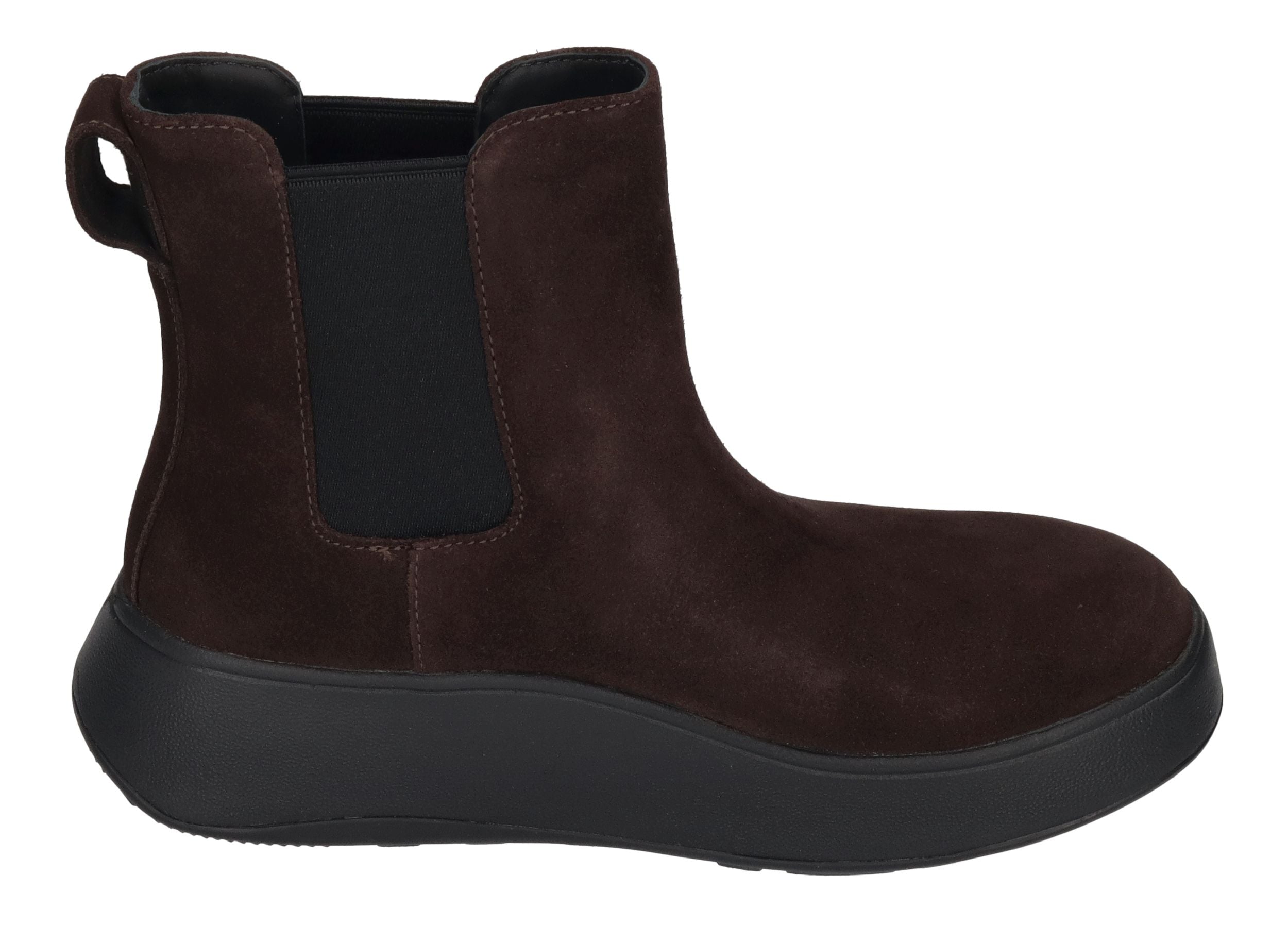 FITFLOP Chelsea Boots F MODE SUEDE FLATFORM FK3 choco