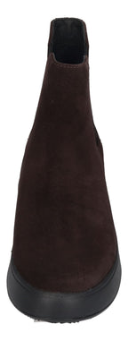 FITFLOP Chelsea Boots F MODE SUEDE FLATFORM FK3 choco
