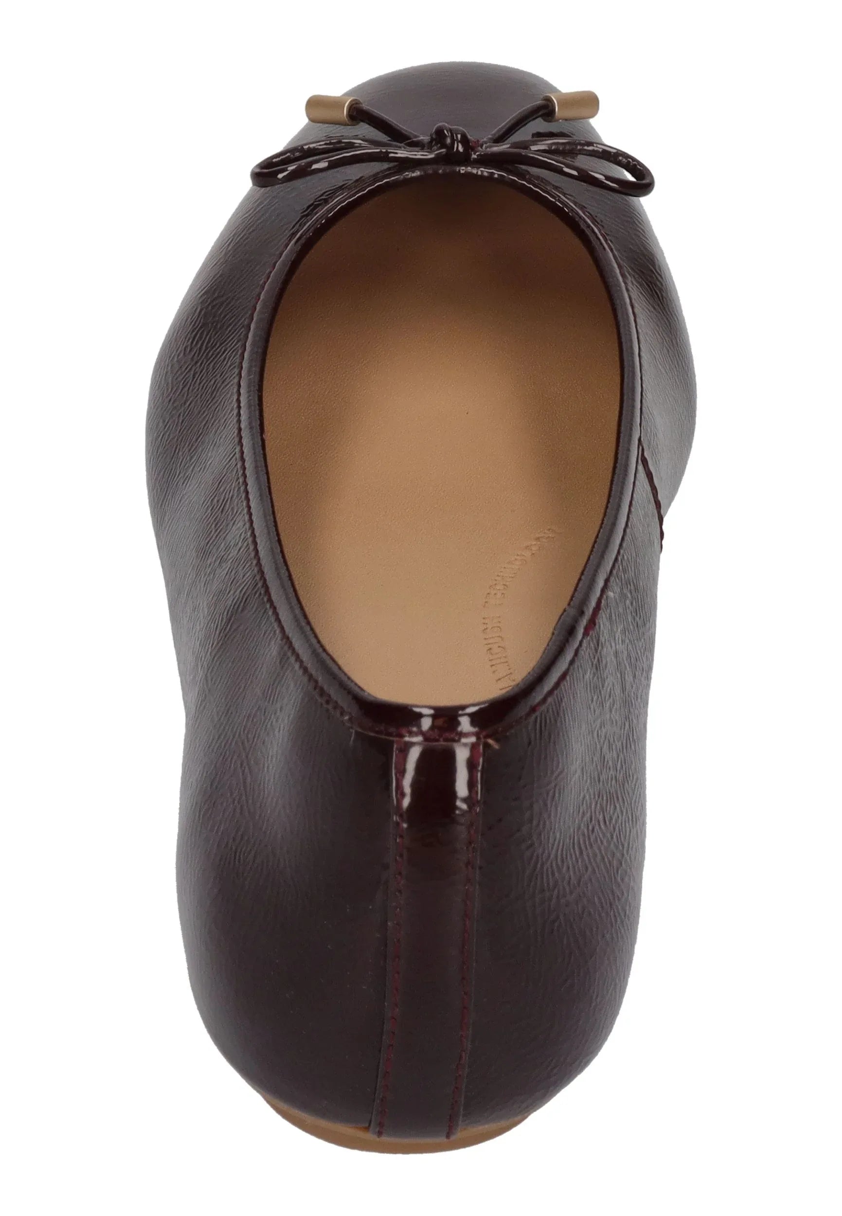 FITFLOP Damen Ballerina DELICATO BOW TEXTURED Leather cherry