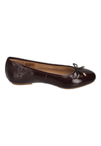 FITFLOP Damen Ballerina DELICATO BOW TEXTURED Leather cherry