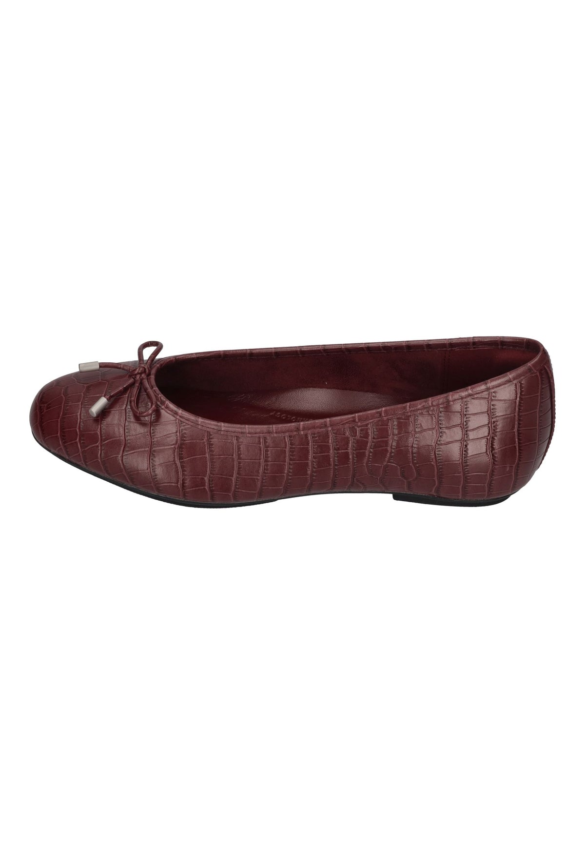 FITFLOP Damen Ballerina DELICATO CROCODILE dark merlot