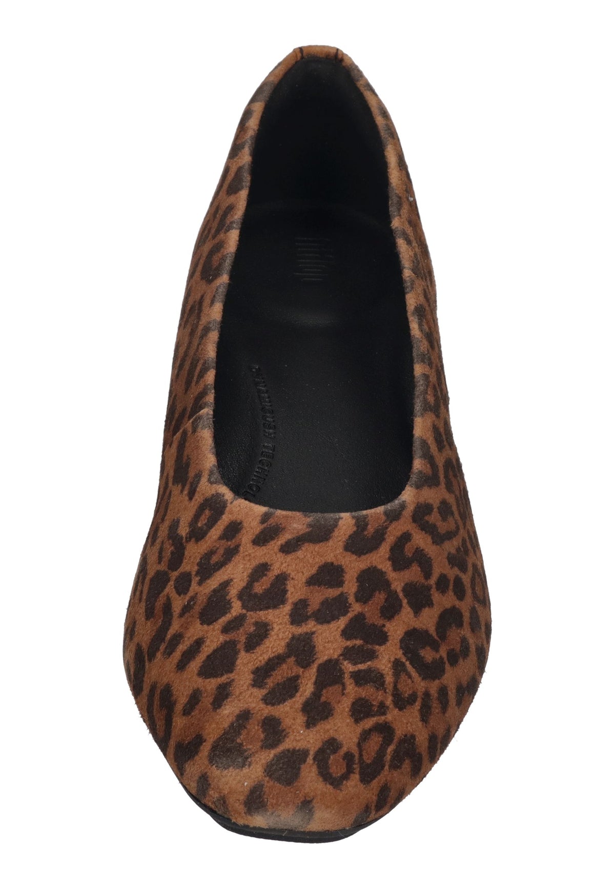 FITFLOP Damen Ballerina DELICATO SUEDE LEO tan black