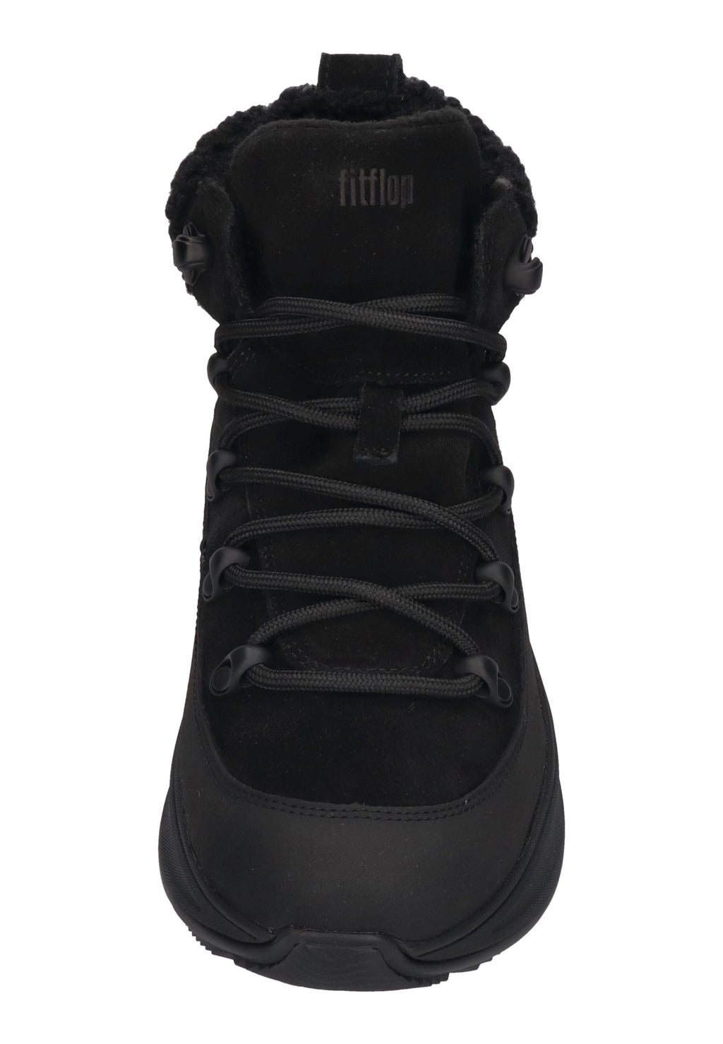 FITFLOP Damen-Booties F-MODE TEDDY-COLLAR WARM all black