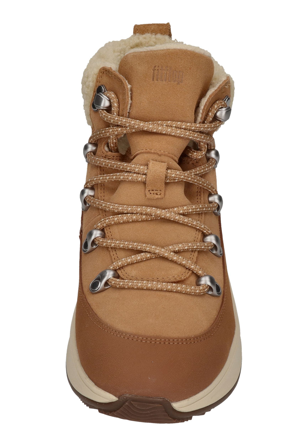 FITFLOP Damen-Booties F-MODE TEDDY-COLLAR WARM desert tan