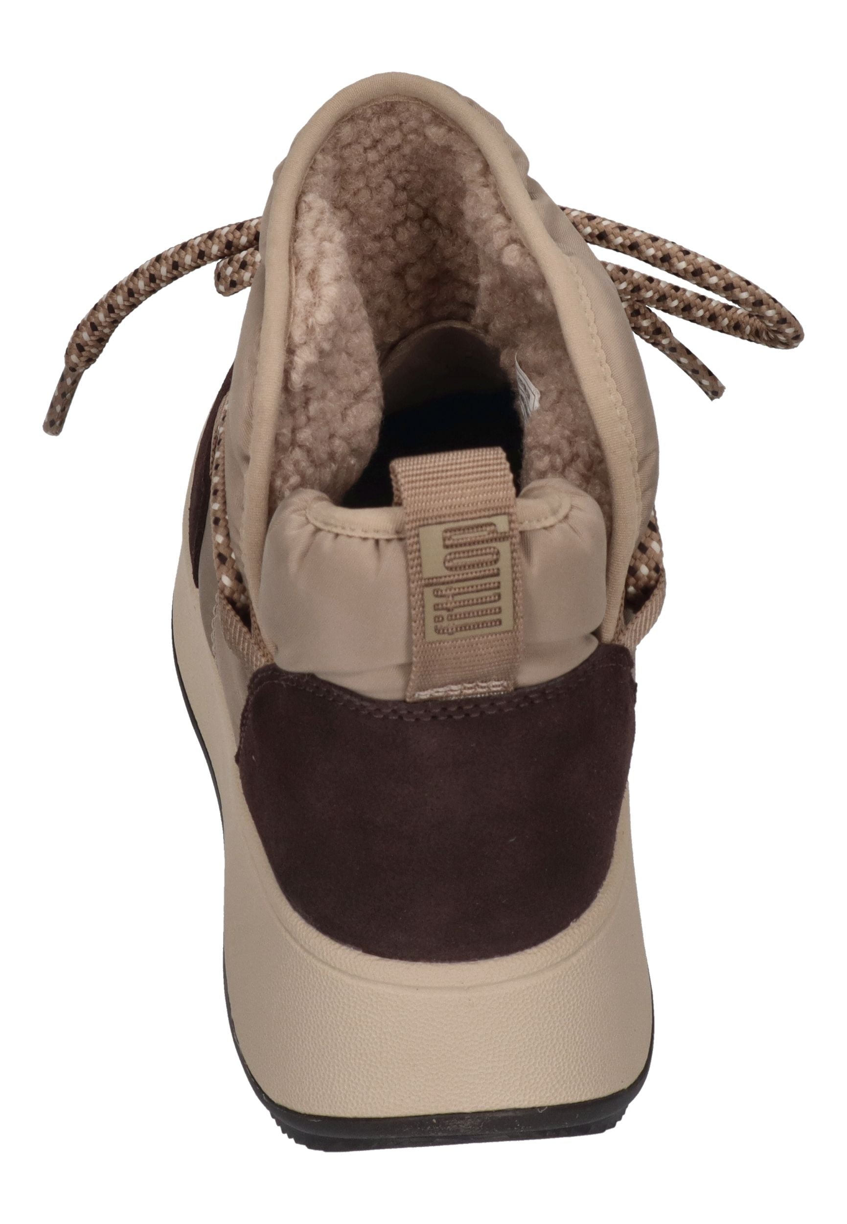 FITFLOP Damen-Booties F-MODE WR BIOFLEECE MESH FLATFORM taupe