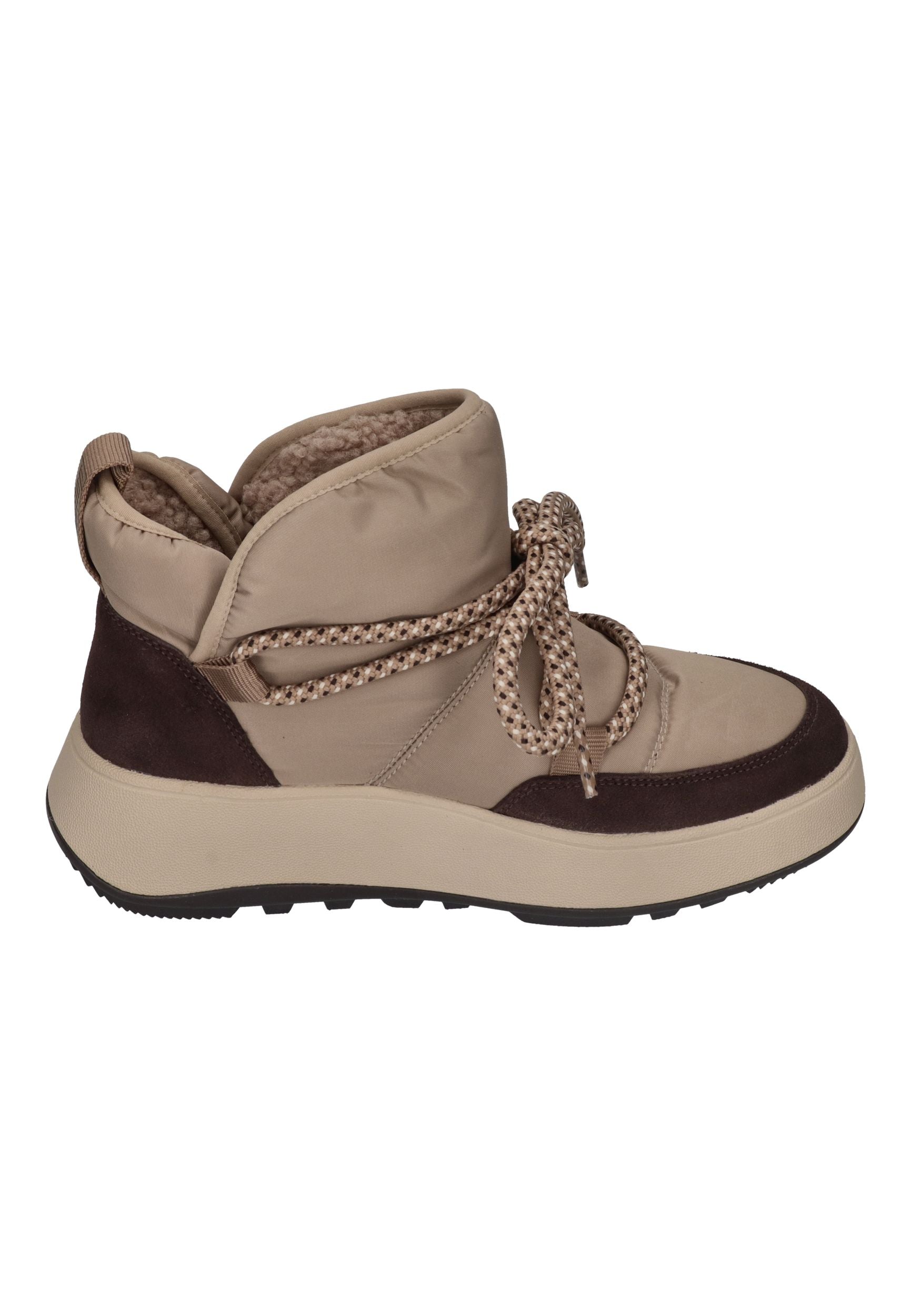 FITFLOP Damen-Booties F-MODE WR BIOFLEECE MESH FLATFORM taupe