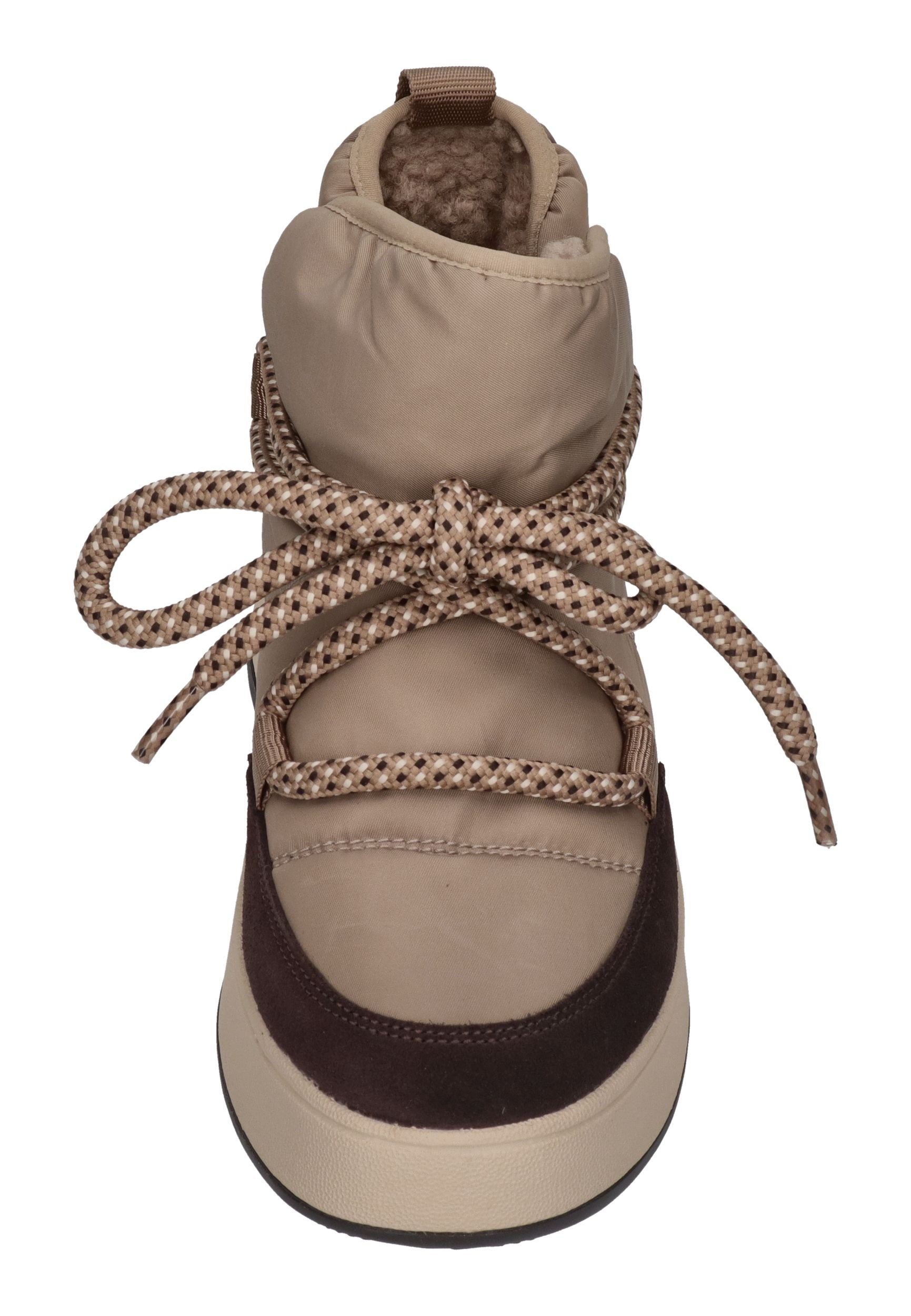 FITFLOP Damen-Booties F-MODE WR BIOFLEECE MESH FLATFORM taupe
