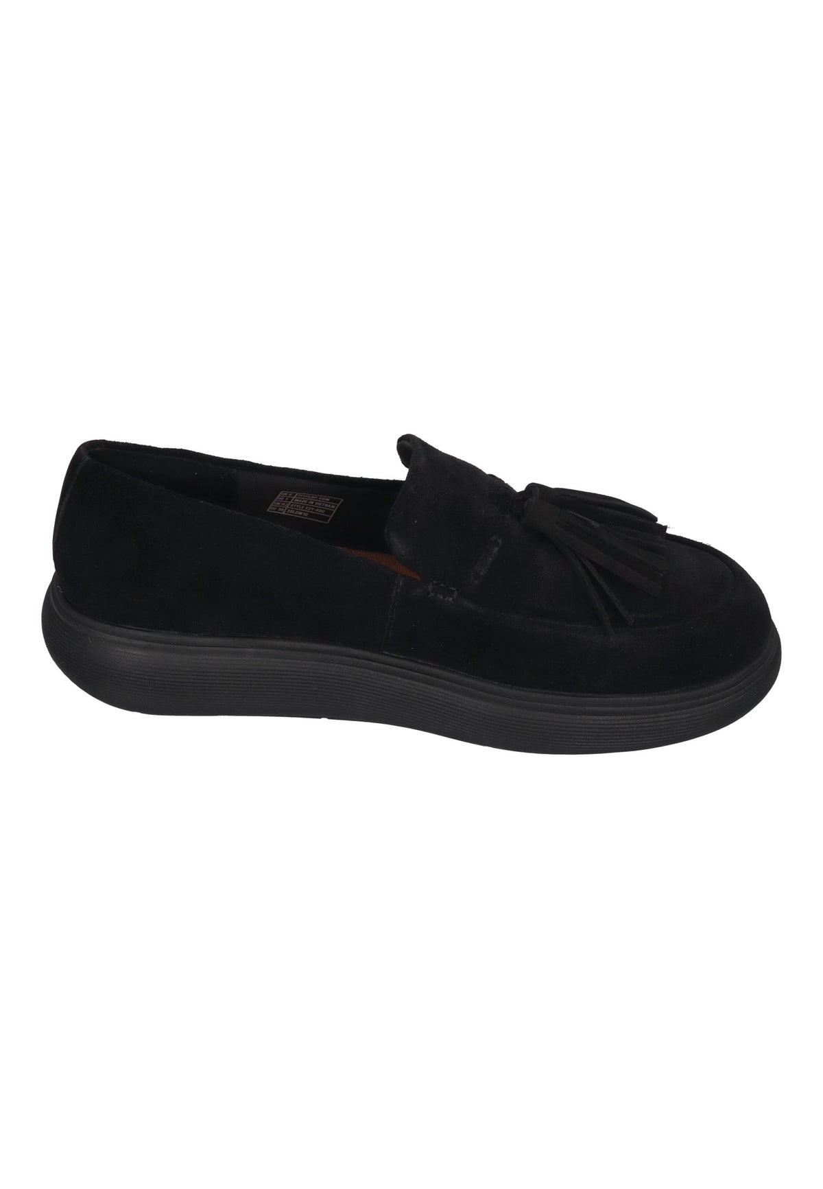 FITFLOP Damen Halbschuh IQ-COMFF TASSEL SUEDE all black
