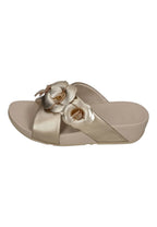 FitFlop - LULU FLOWER CROSS SLIDES - Damen - Pantoletten | Nur bei shoedeal.de, deinem Onlineshop für Schuhe mit Sti – Bild 2