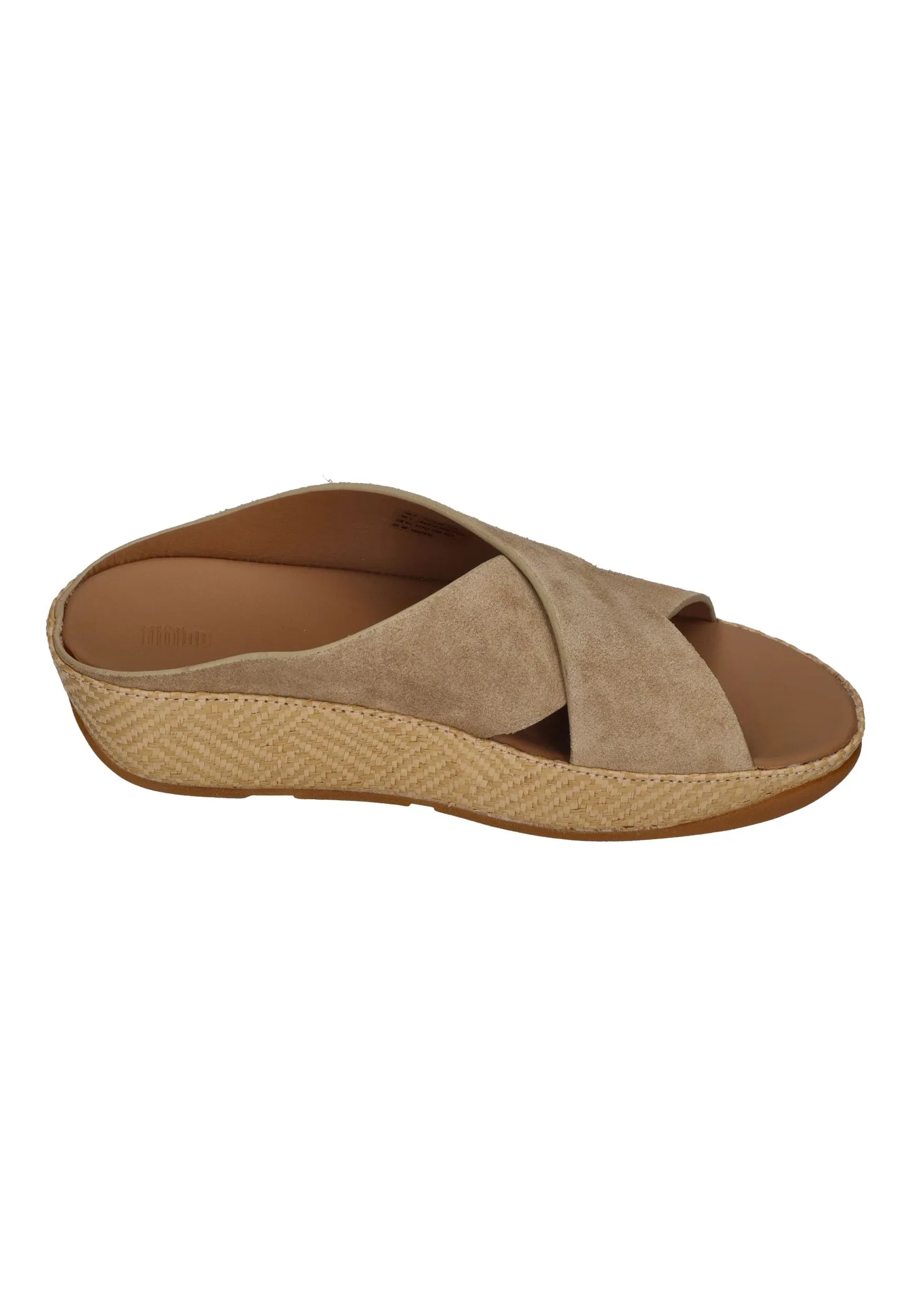 FitFlop - LULU LUX GRAPHIC-WEAVE SUEDE CROSS SLIDES - Damen - Pantoletten | Nur bei shoedeal.de, deinem Onlineshop f – Bild 4