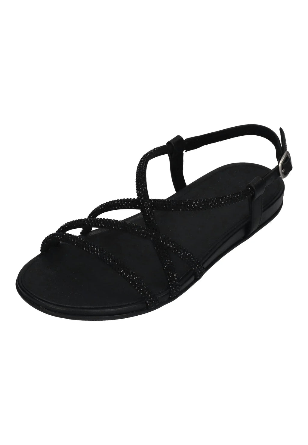 FITFLOP Damen Sandaletten GRACIE CRYSTAL STRAPPY BACK-STRAP all black