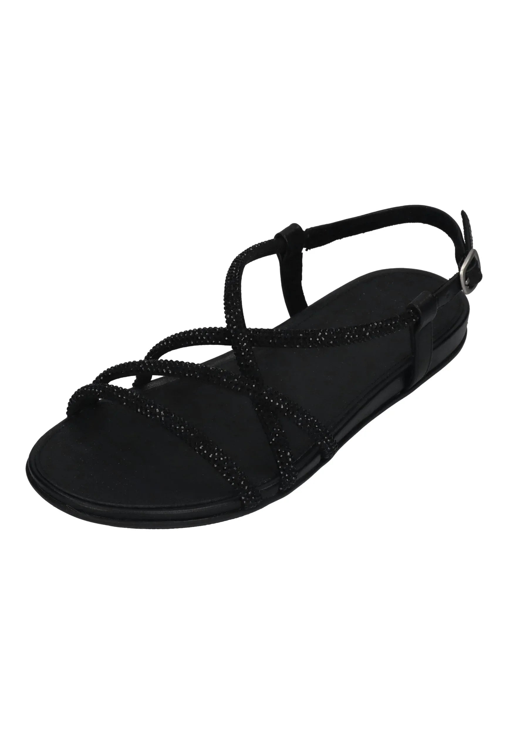 FITFLOP Damen Sandaletten GRACIE CRYSTAL STRAPPY BACK-STRAP all black