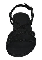 FITFLOP Damen Sandaletten GRACIE CRYSTAL STRAPPY BACK-STRAP all black