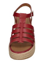 FITFLOP Damen Sandaletten PLATFFORMS ESP LEATH FISHERM WED burnt berry