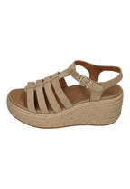FITFLOP Damen Sandaletten PLATFFORMS ESP SUEDE FISHERM WED cappuccino