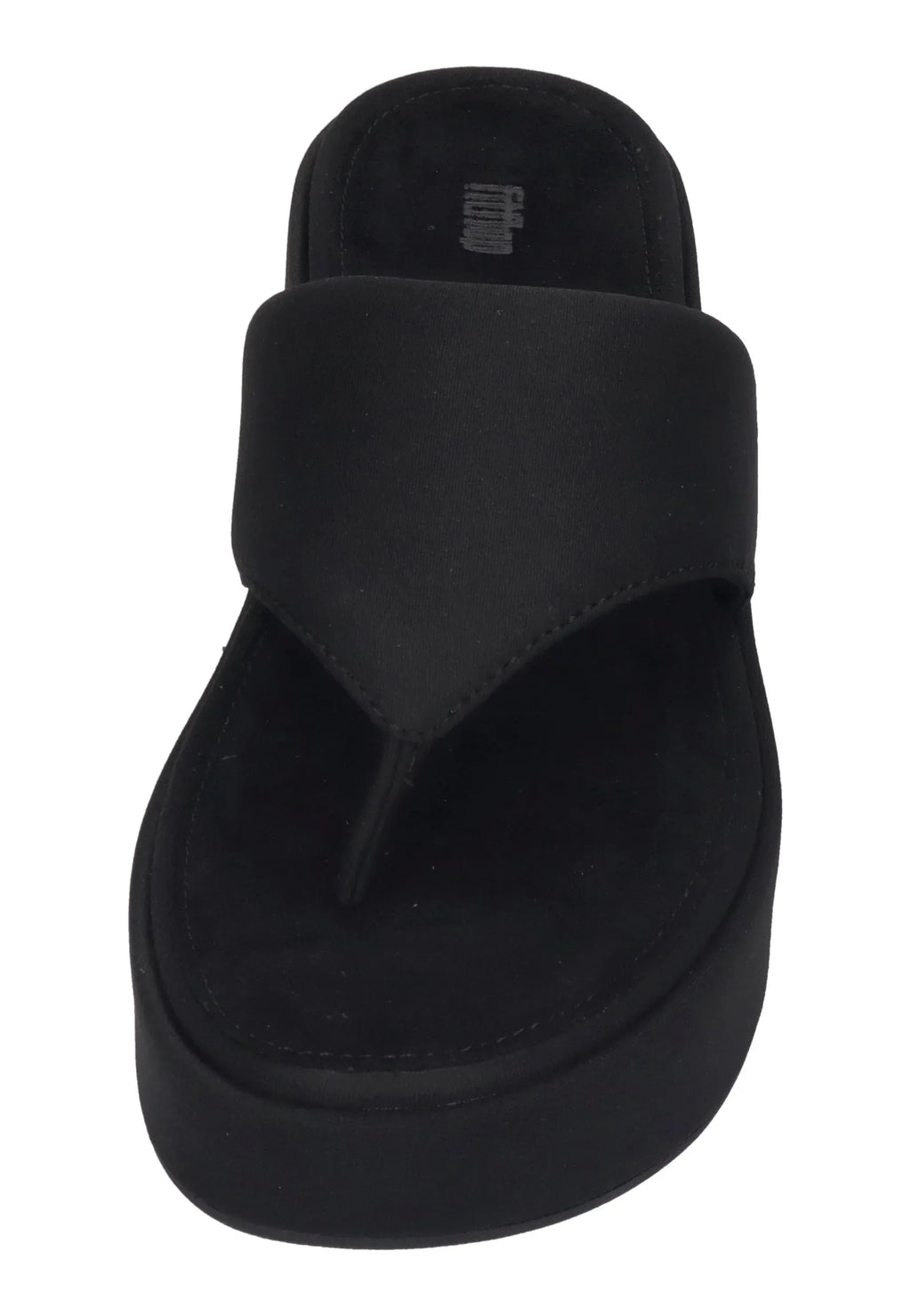 FITFLOP Damen Sandaletten PLATFFORMS WEDGE TOE-POST all black