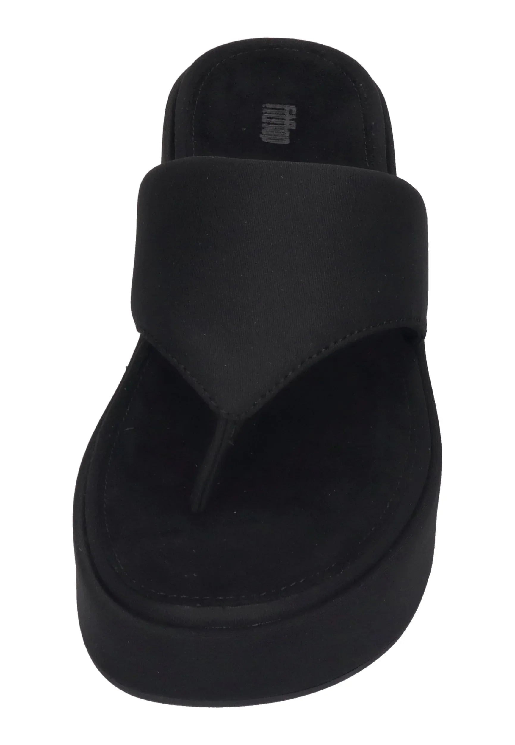 FITFLOP Damen Sandaletten PLATFFORMS WEDGE TOE-POST all black