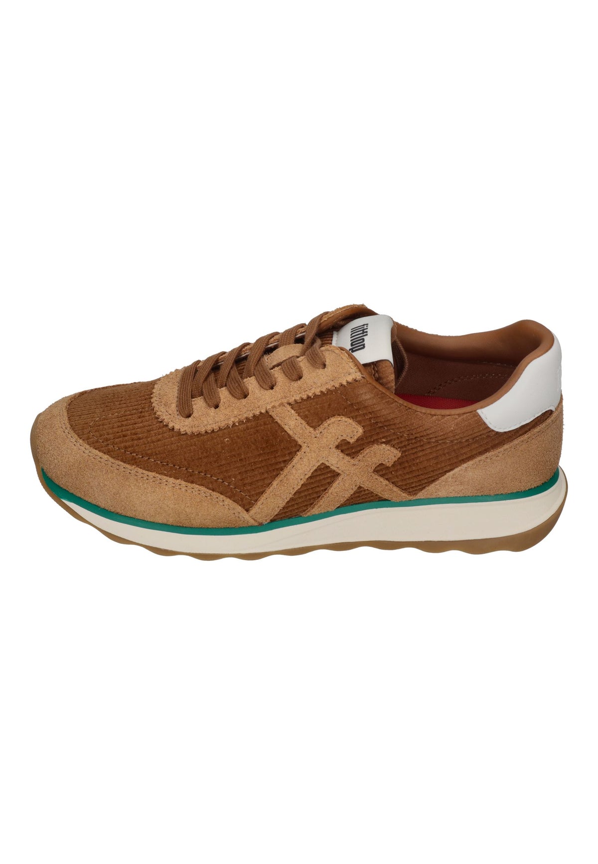 FITFLOP Damen Sneakers RETRO-Q FF CORD terracotta tan