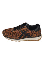 FITFLOP Damen Sneakers RETRO-Q FF SUEDE LEO tan black