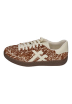FITFLOP Damen Sneakers THE DASH FF PONY COW T-Toe brown white