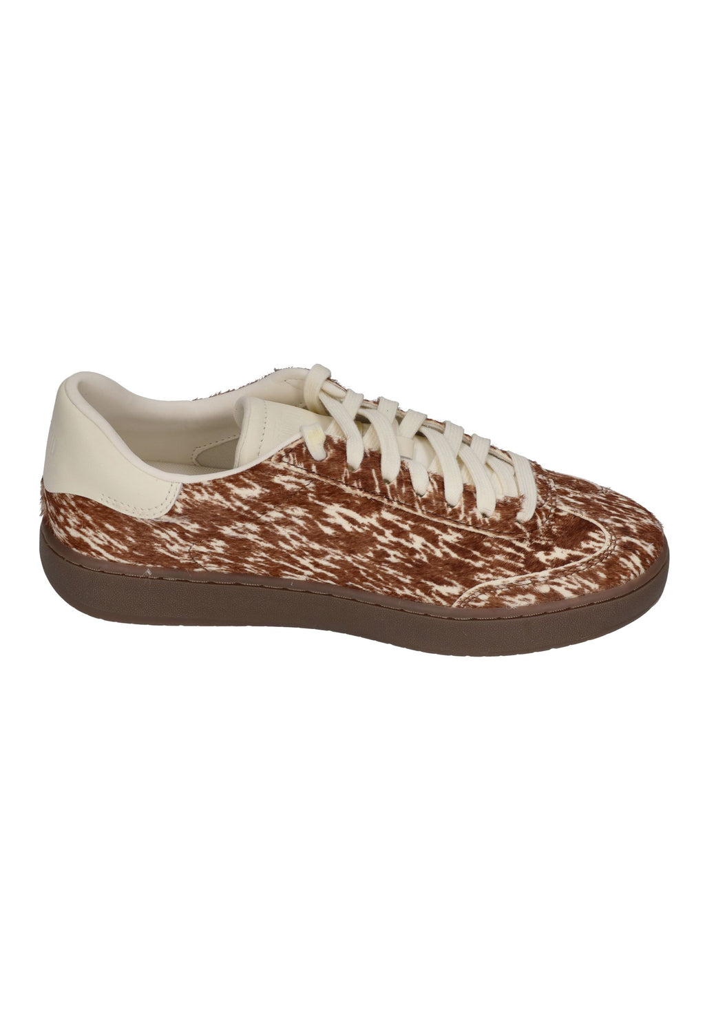 FITFLOP Damen Sneakers THE DASH FF PONY COW T-Toe brown white
