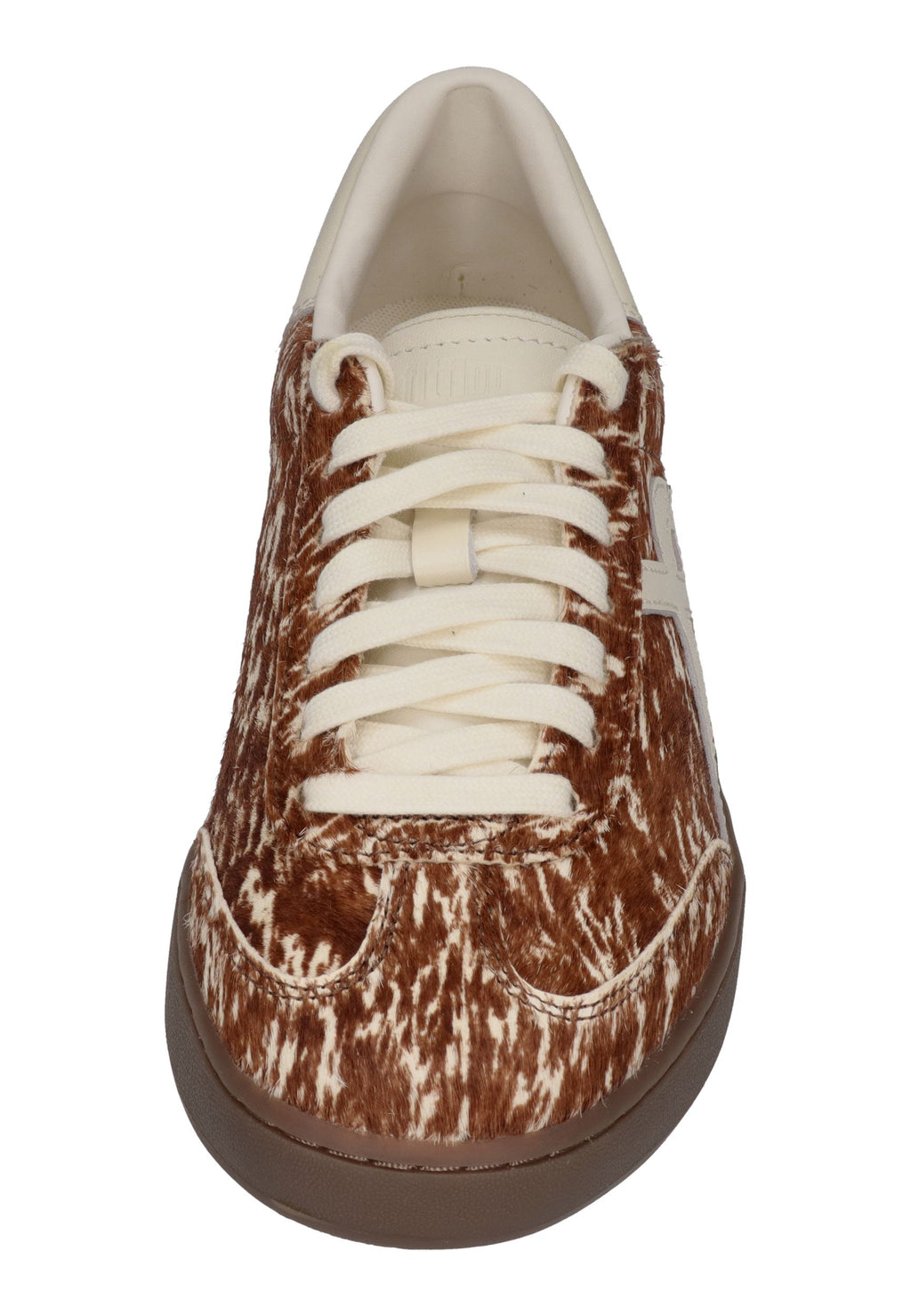 FITFLOP Damen Sneakers THE DASH FF PONY COW T-Toe brown white