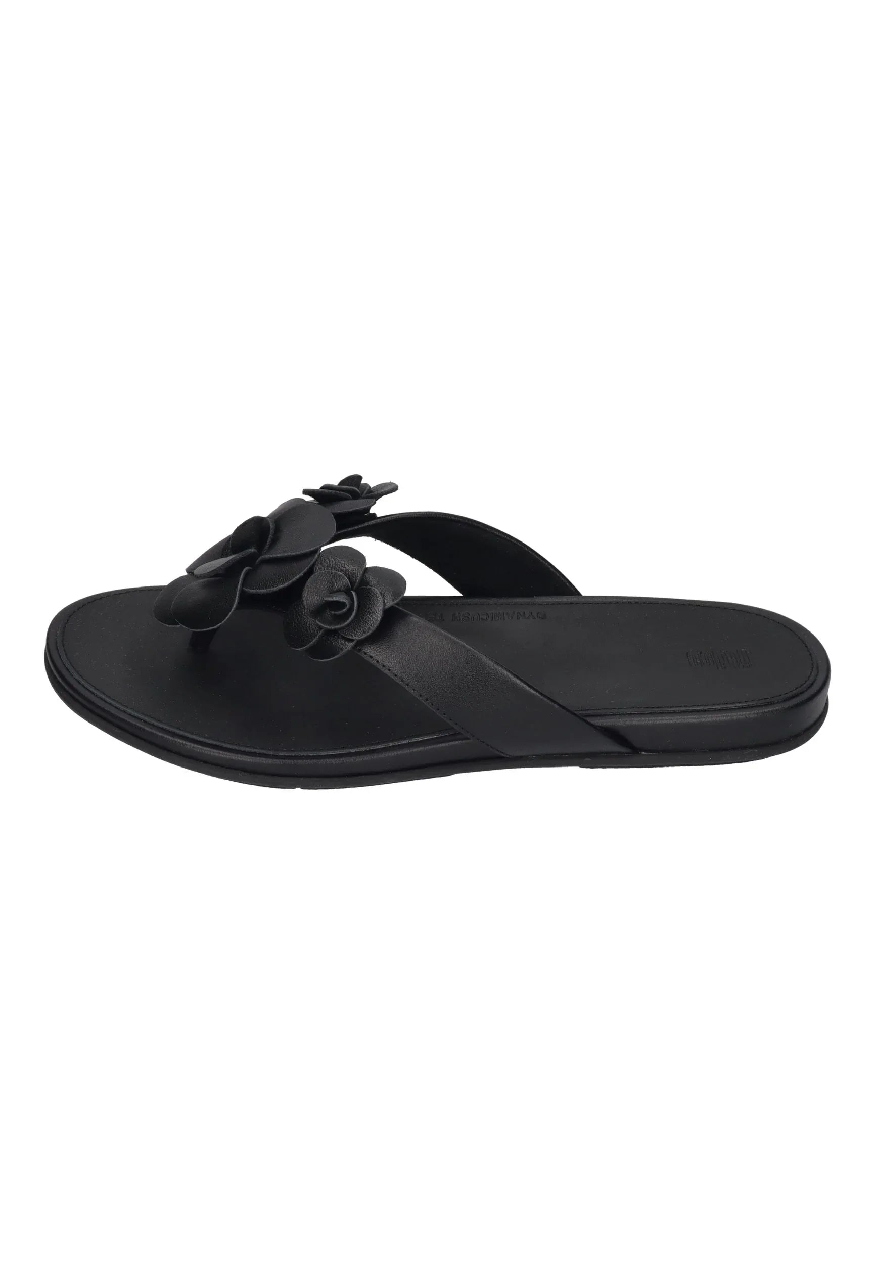 FITFLOP Damen Zehentrenner GRACIE FLOWER LEATHER black