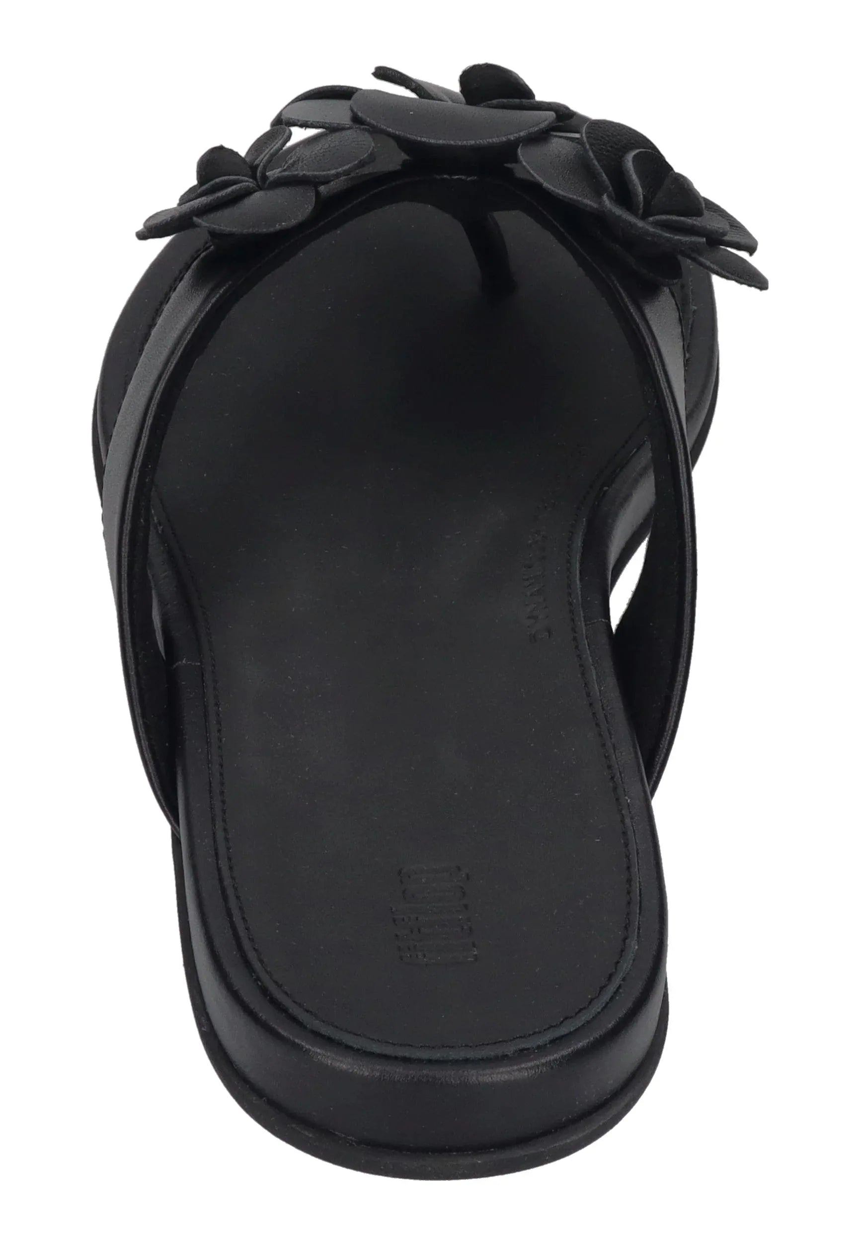 FITFLOP Damen Zehentrenner GRACIE FLOWER LEATHER black