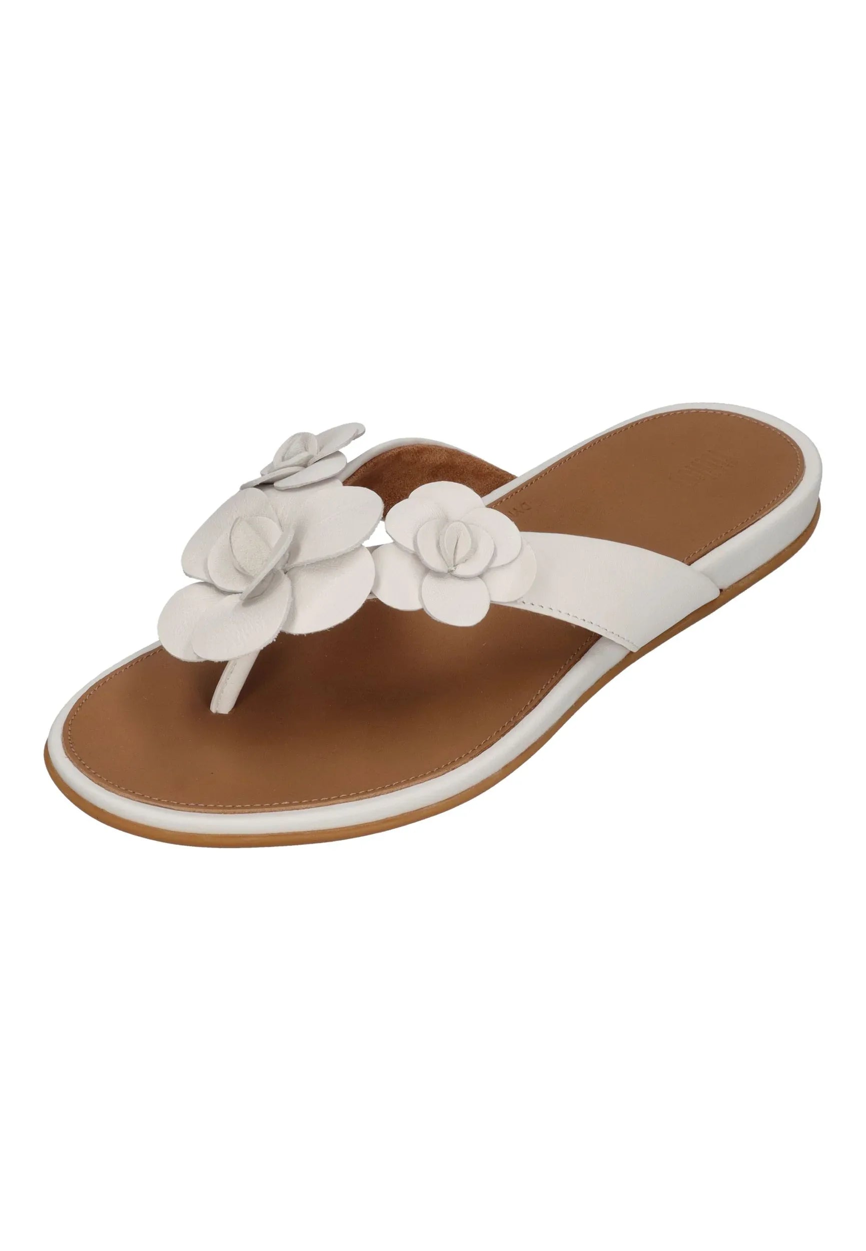 FITFLOP Damen Zehentrenner GRACIE FLOWER LEATHER urban white