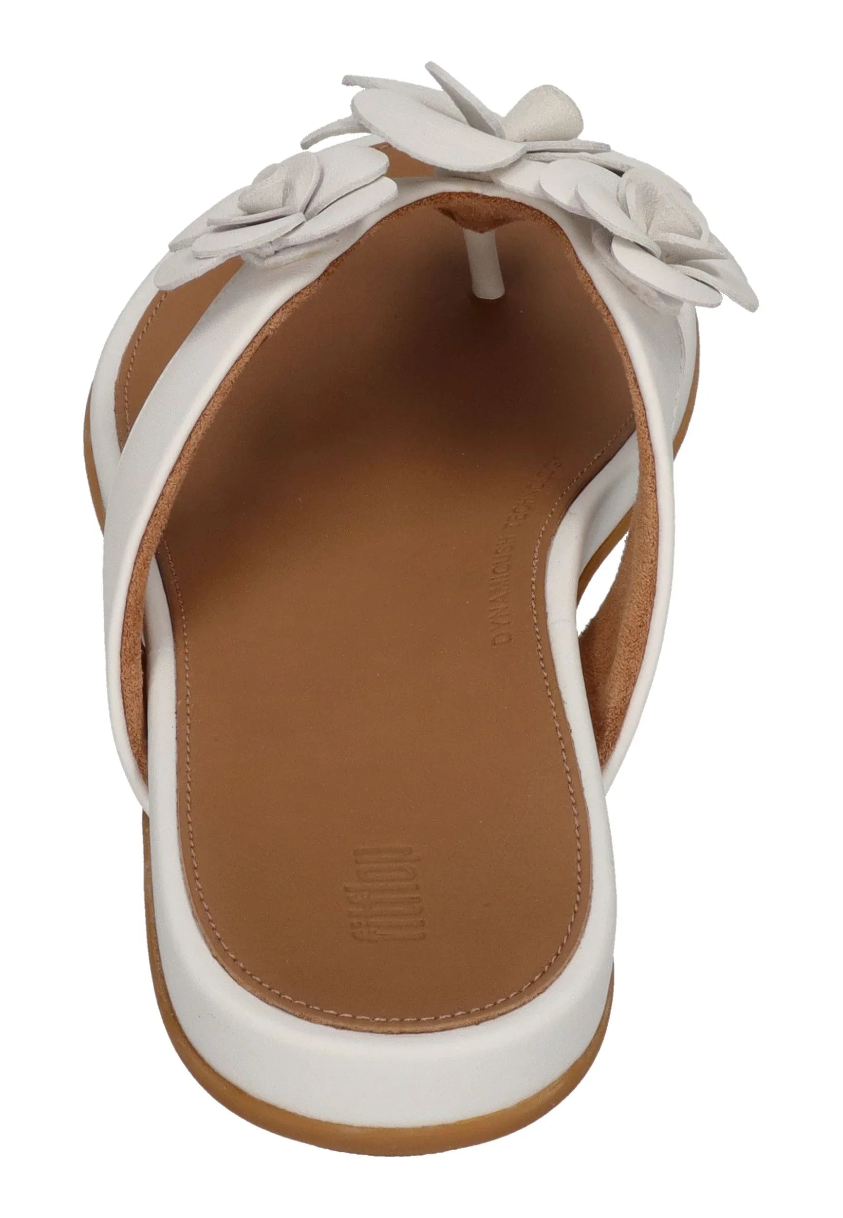 FITFLOP Damen Zehentrenner GRACIE FLOWER LEATHER urban white
