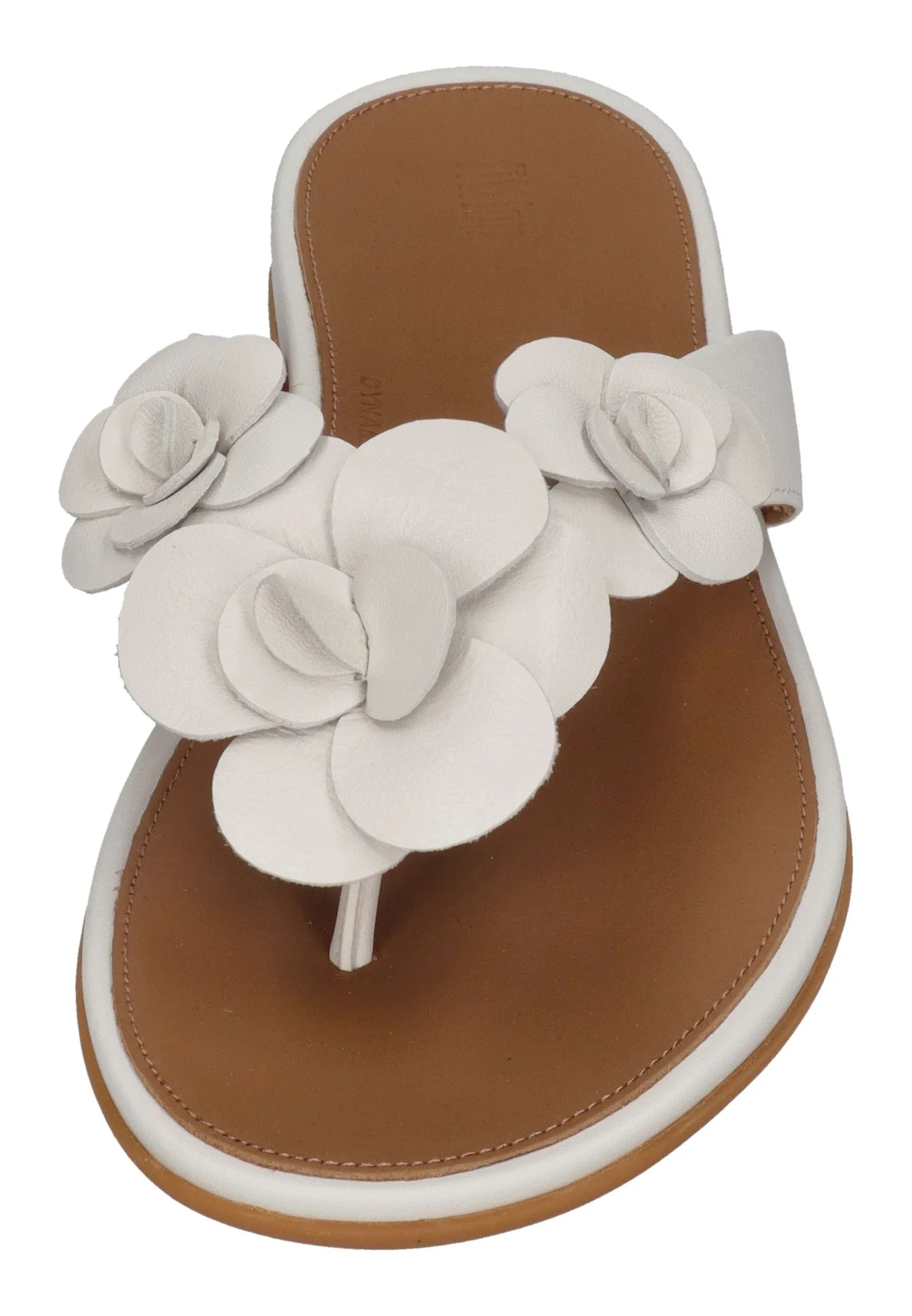 FITFLOP Damen Zehentrenner GRACIE FLOWER LEATHER urban white