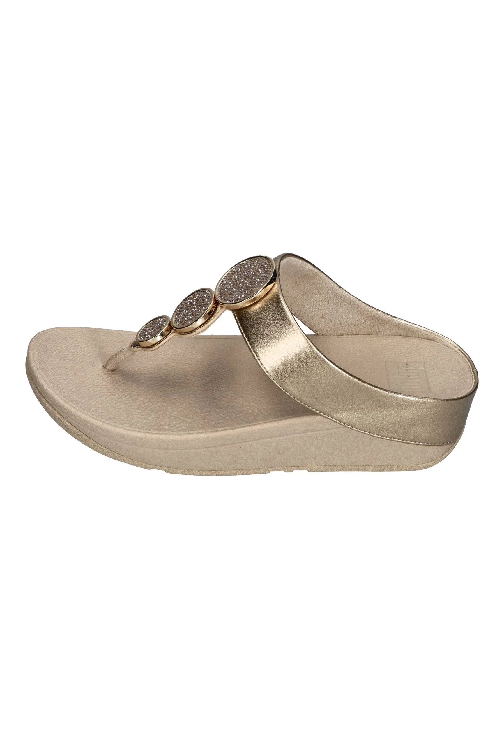 FitFlop - HALO BEAD-CIRCLE METALLIC TOE-POST SANDALS - Damen - Zehentrenner | Nur bei shoedeal.de, deinem Onlineshop – Bild 2