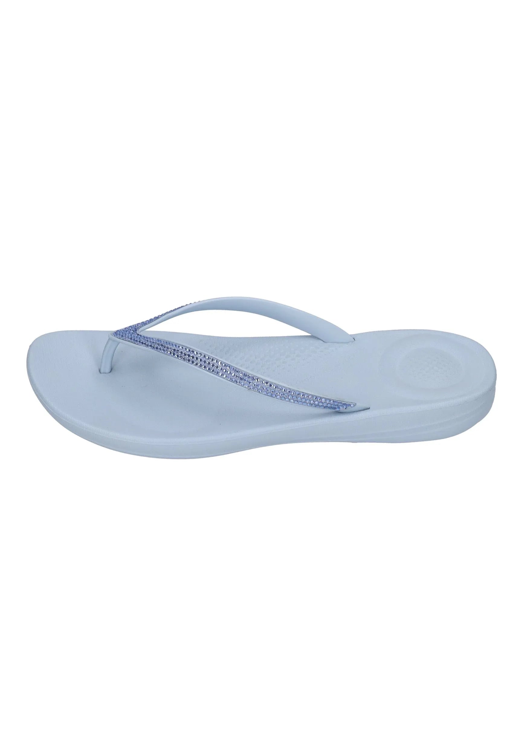 FITFLOP Damen Zehentrenner IQUSHION SPARKLE R08 cloudy blue