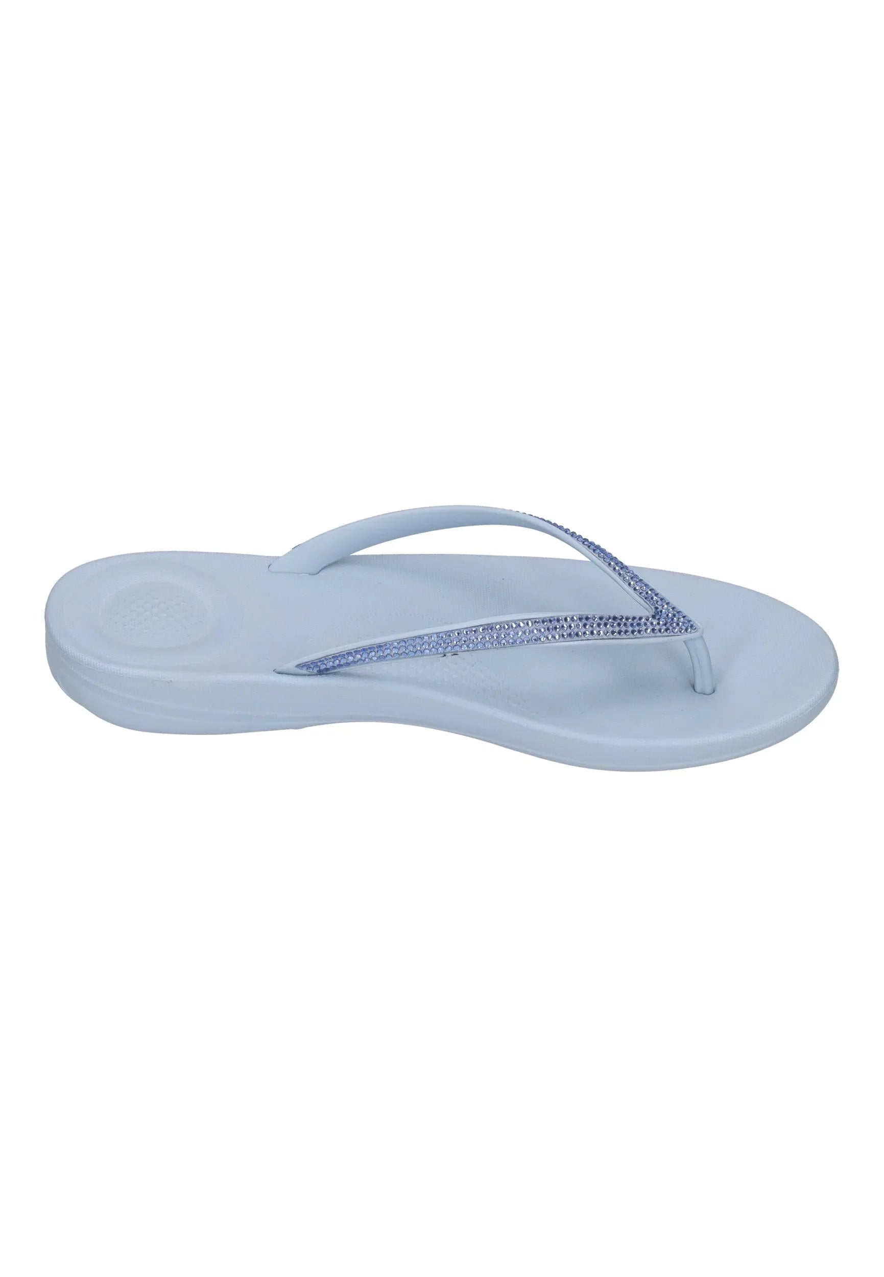 FITFLOP Damen Zehentrenner IQUSHION SPARKLE R08 cloudy blue